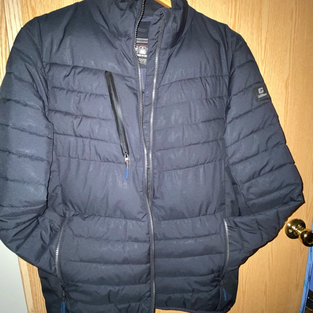 Men's Navy Puffer Jacket